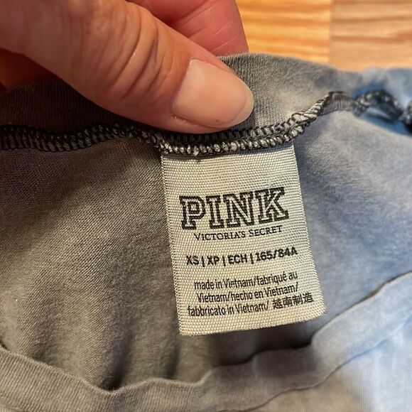 PINK Dress, beach cover-up, nightgown, grey Victoria’s Secret oversized XS - Picture 5 of 5